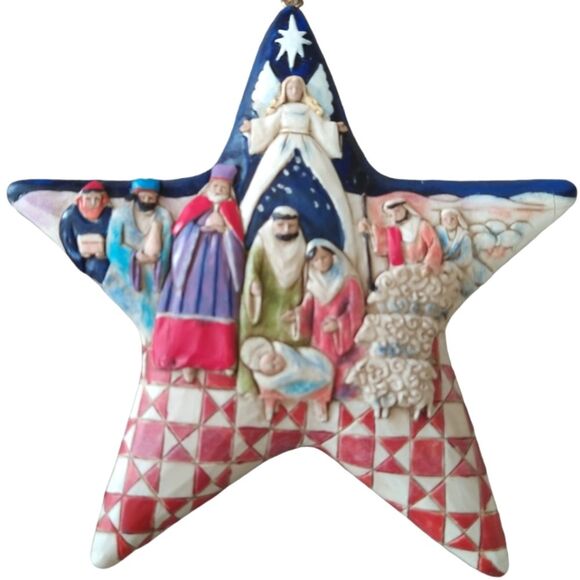 Jim Shore Christmas Nativity Star Ornament - Picture 11 of 11